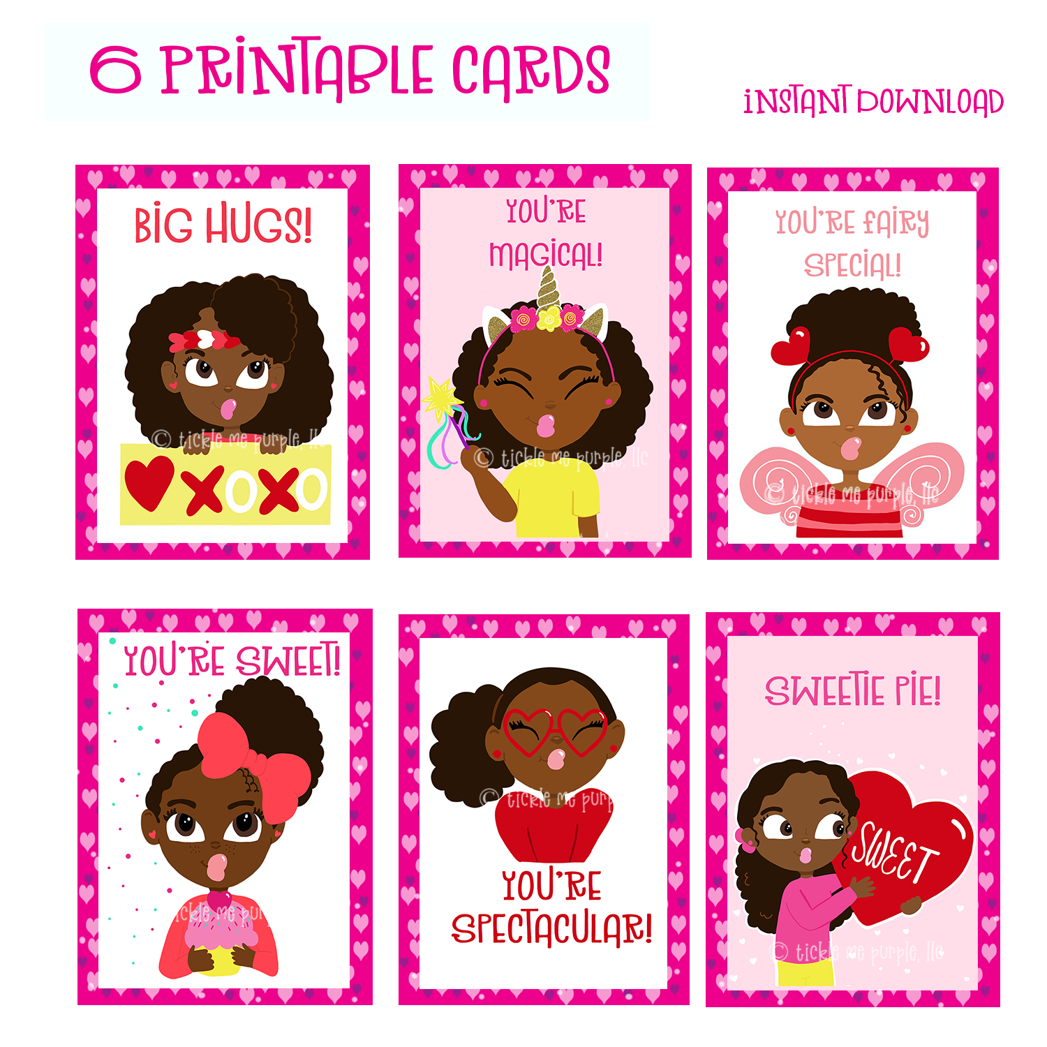 african-american-girl-valentine-s-day-printable-cards-tickle-me-purple-llc