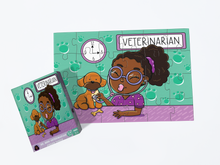 Load image into Gallery viewer, Dr. Who-Veterinarian: Black Children&#39;s Puzzle - 24-Piece Jigsaw for Ages 3 and Up
