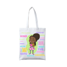 Load image into Gallery viewer, Kid Canvas Tote Bag
