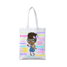 Load image into Gallery viewer, Kid Canvas Tote Bag
