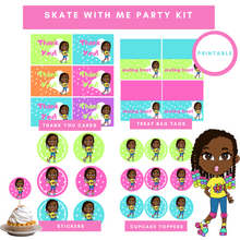 Load image into Gallery viewer, Skate Invitation- Roll With Me- Download and Print
