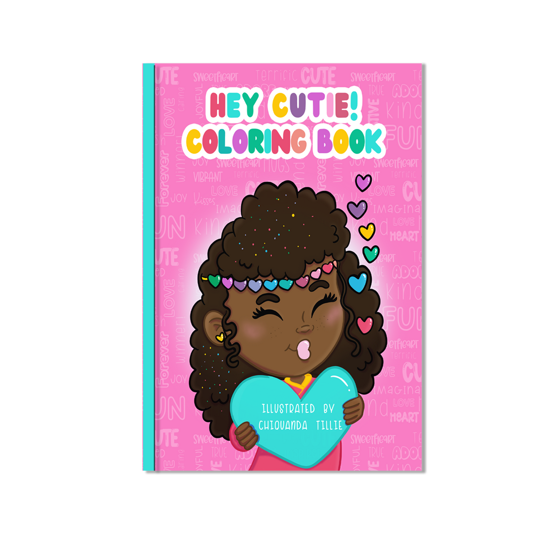 Hey Cutie! Coloring Book