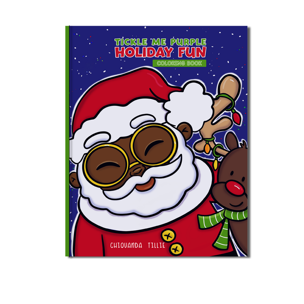Tickle Me Purple Holiday Fun Coloring Book